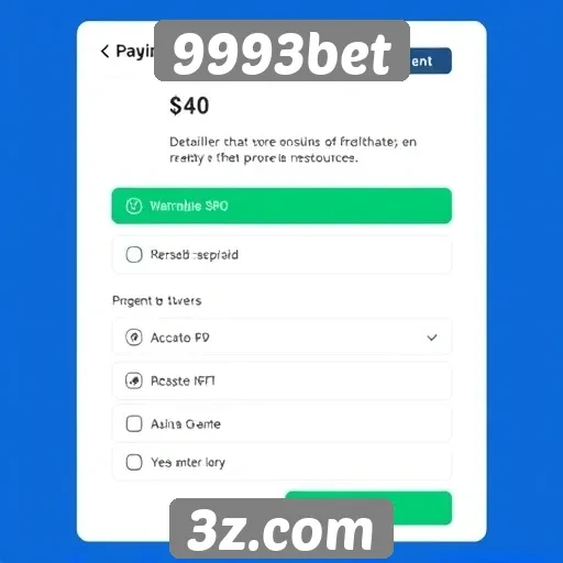 Como funciona o sistema de pagamento do 9993bet
